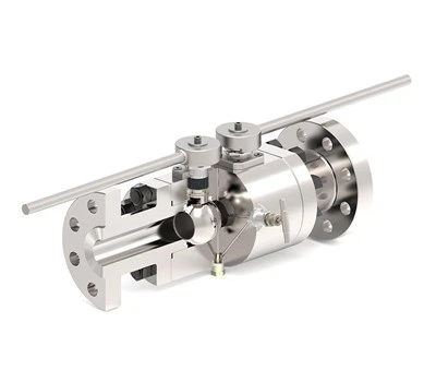 Dubultais bloku un atgaisošanas lodveida vārsts